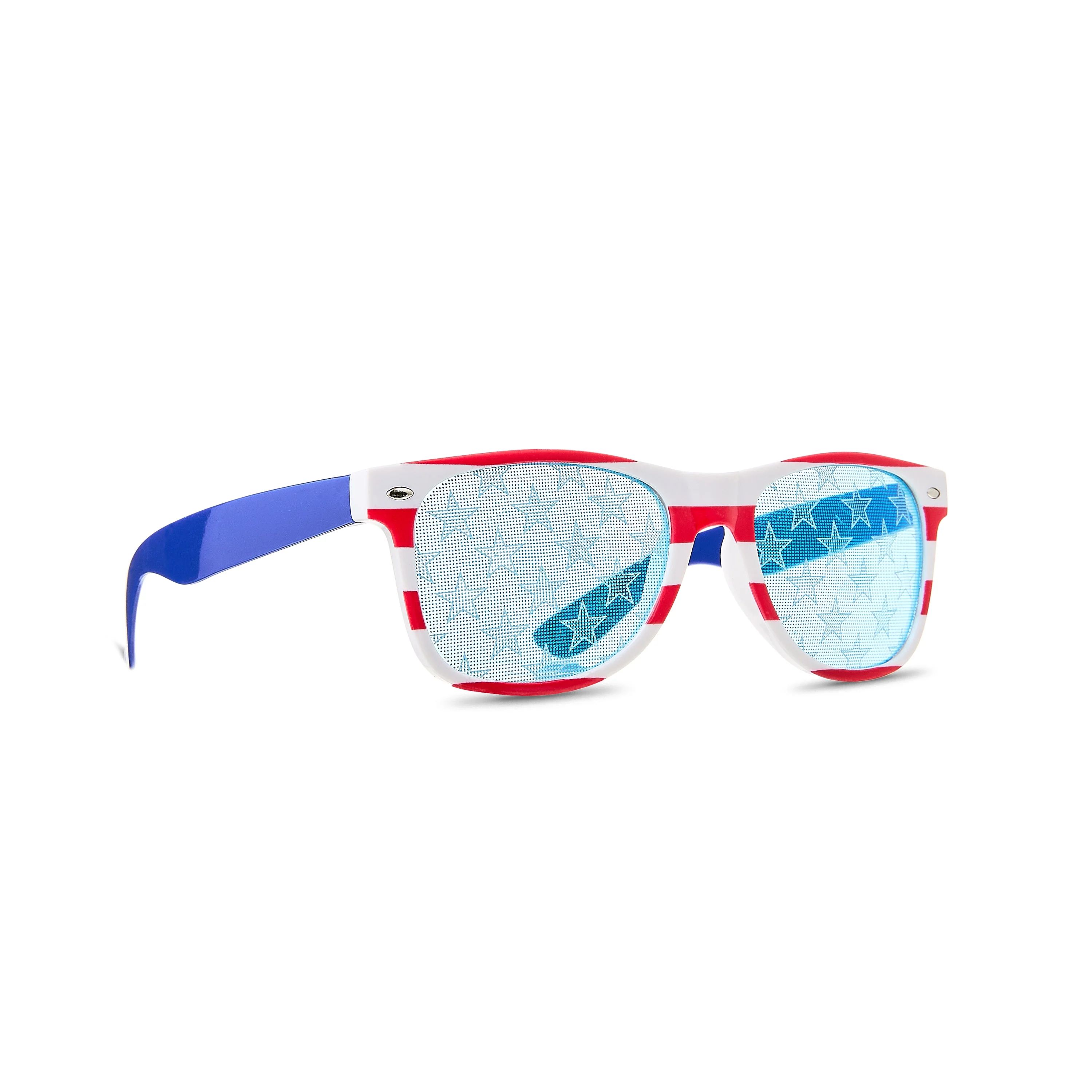 Way to Celebrate Patriotic Flag Unisex Sunglasses | Walmart (US)