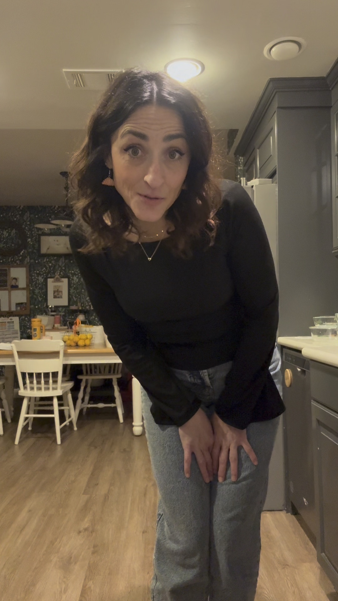 First day back from break teacher outfit - it took until halfway through the day until it was warm enough inside to take off my coat though… 🥶🥶