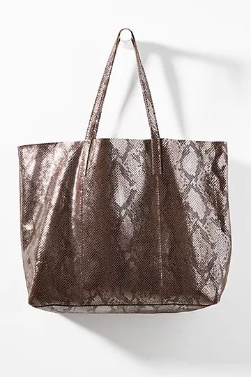 Unlined Leather Tote | Anthropologie (US)