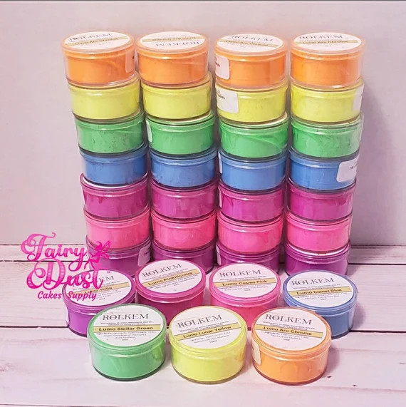 Fast Ship Edible GLOW in the DARK Lumo DUST Set of 7 Food | Etsy | Etsy (US)