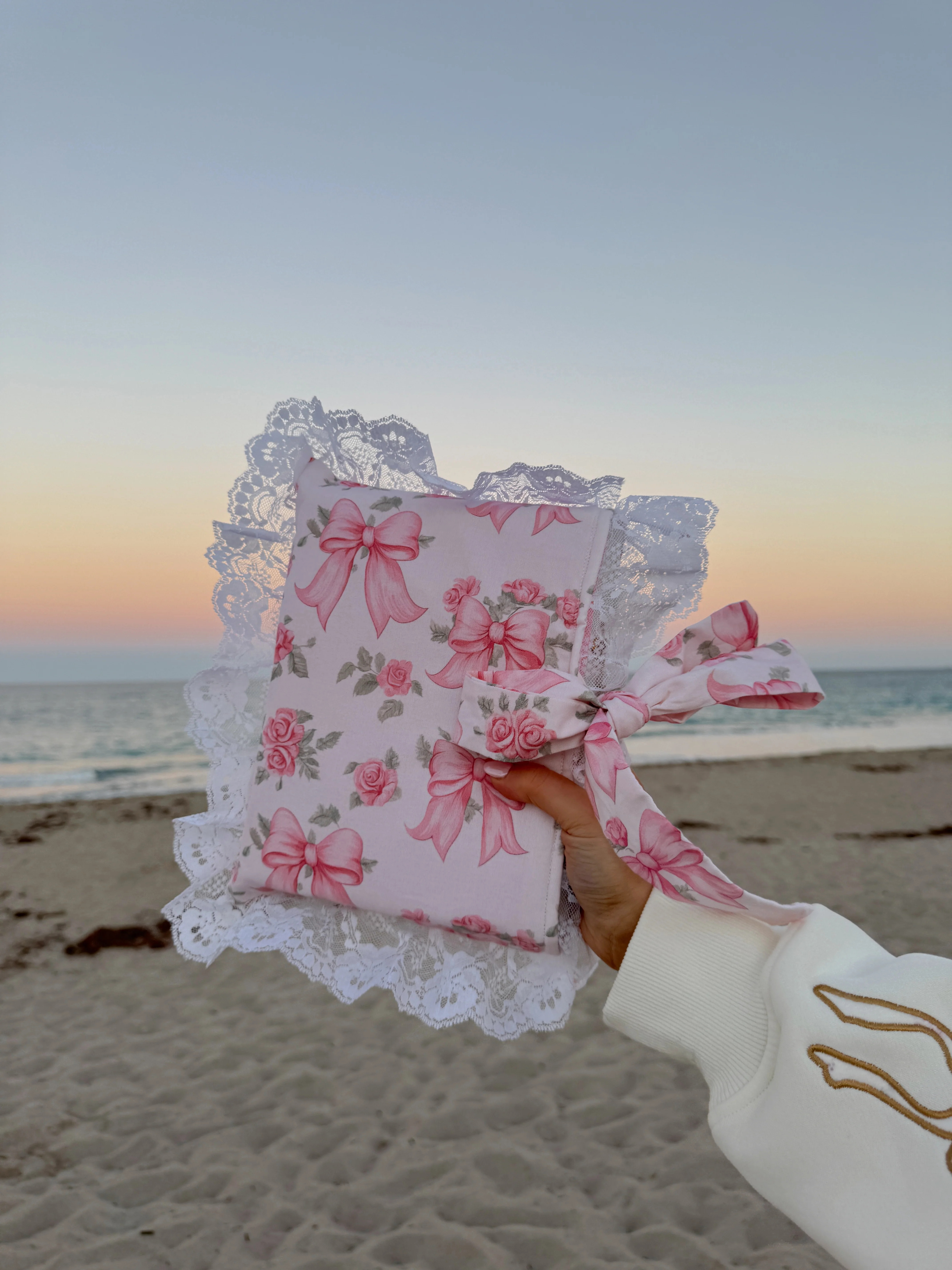 Bow & A Prayer Floral Pink Vintage Lace Bible Cover  (Restocked)-in stock | Shop Your Darling Style