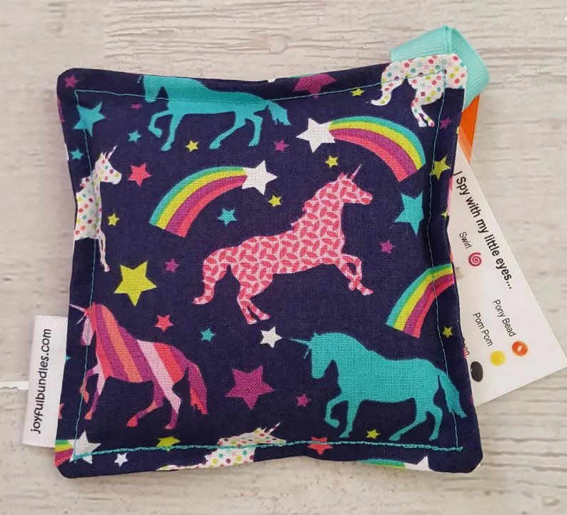 I Spy Bag Unicorns Unicorns Rainbows Busy Bag Eye Spy - Etsy | Etsy (US)