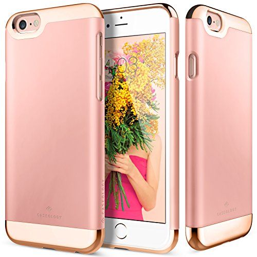 Caseology® [Savoy Series] Dual Layer Slider Case [Premium Rose Gold Case] for iPhone 6S / 6 - Rose G | Amazon (US)