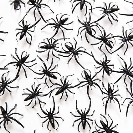 1 1/2" Plastic Spiders, 72 Pack | Amazon (US)
