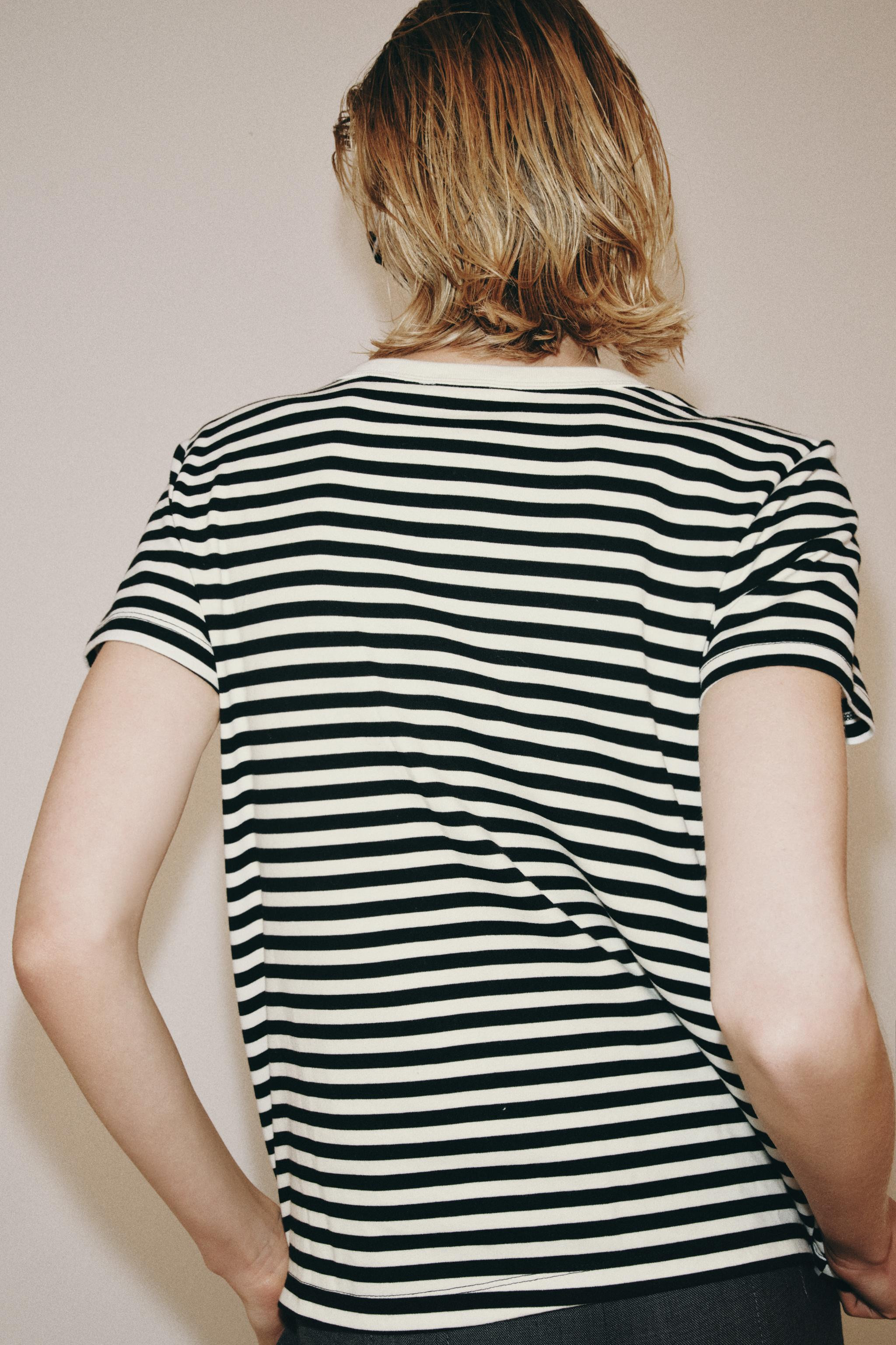 INTERLOCK SHORT SLEEVE T-SHIRT | Zara UK