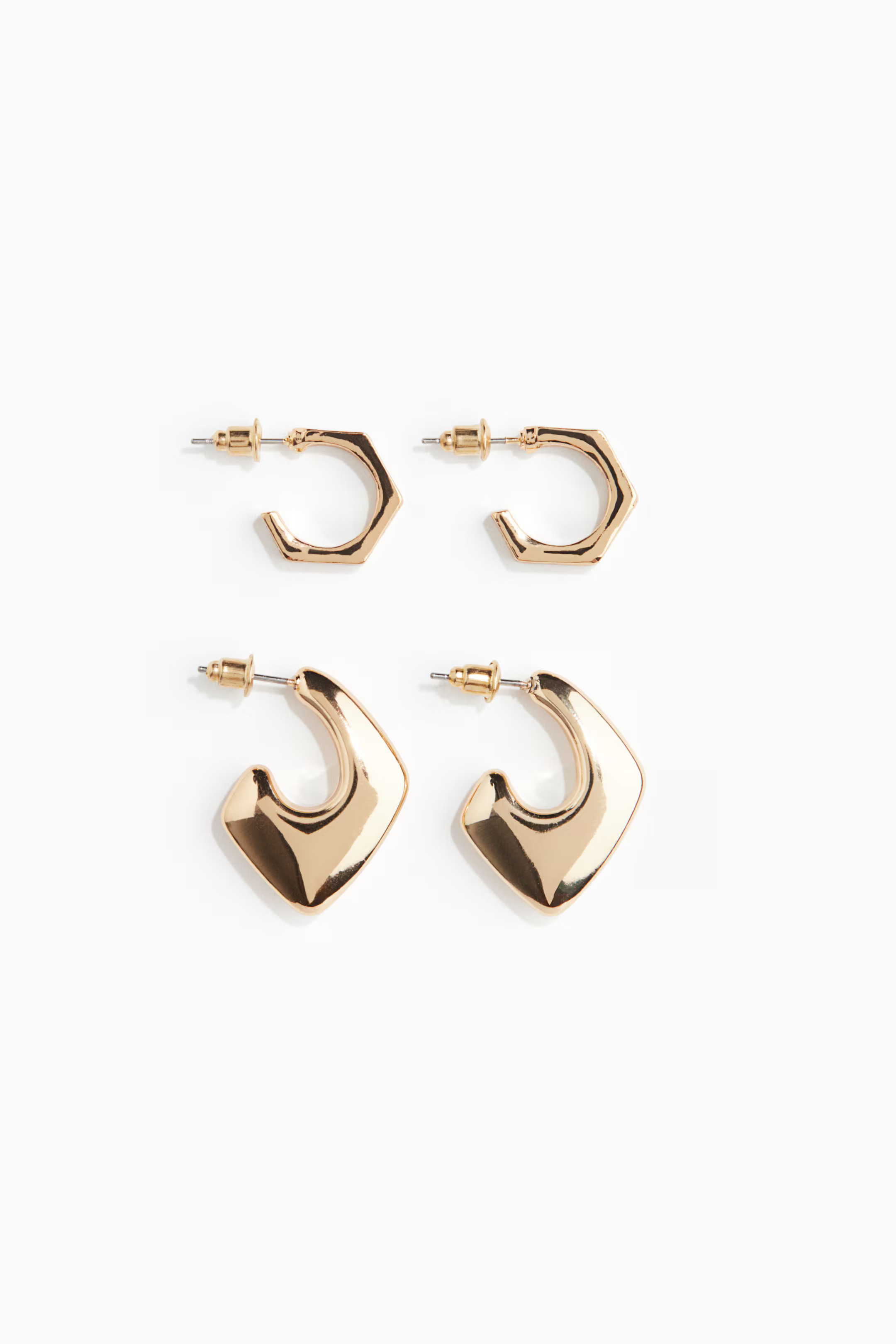 2 Pairs Hoop Earrings | H&M (US + CA)