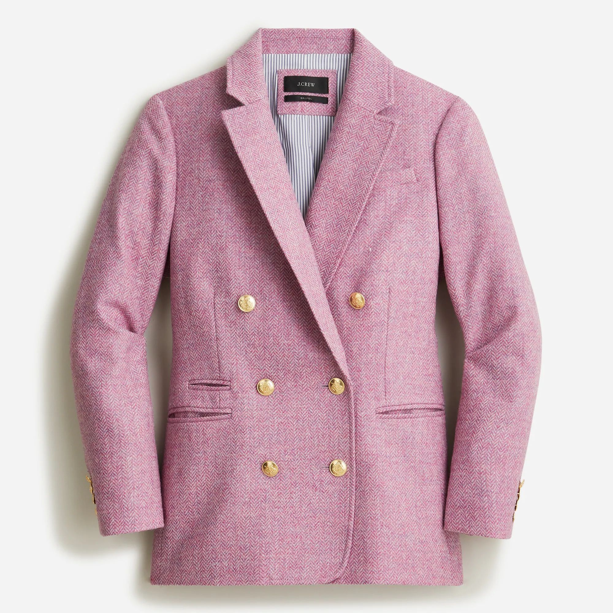 Bristol blazer in lilac herringbone wool | J.Crew US