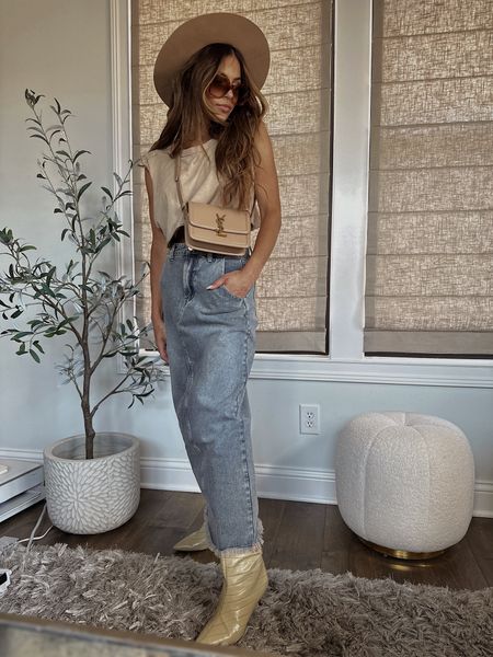 Obsessing over the long denim skirt trend as of late!! Are we here for it girlies? Boots are a part of Schutz friends and family event!

#LTKsalealert #LTKstyletip #LTKFind