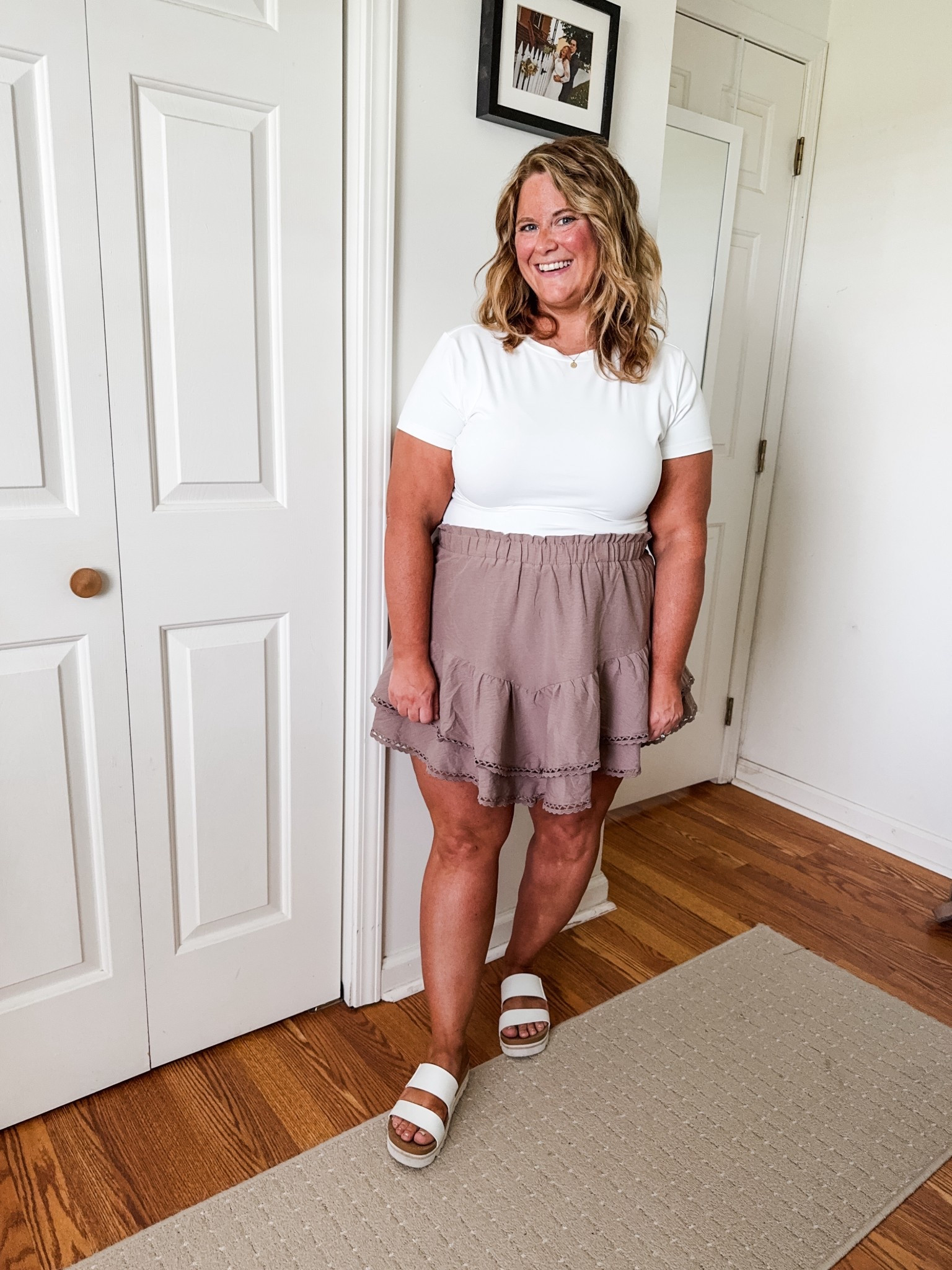 This skirt is actually a skort! Wearing an XL in all.  

#LTKFindsUnder50 #LTKMidsize #LTKSeasonal