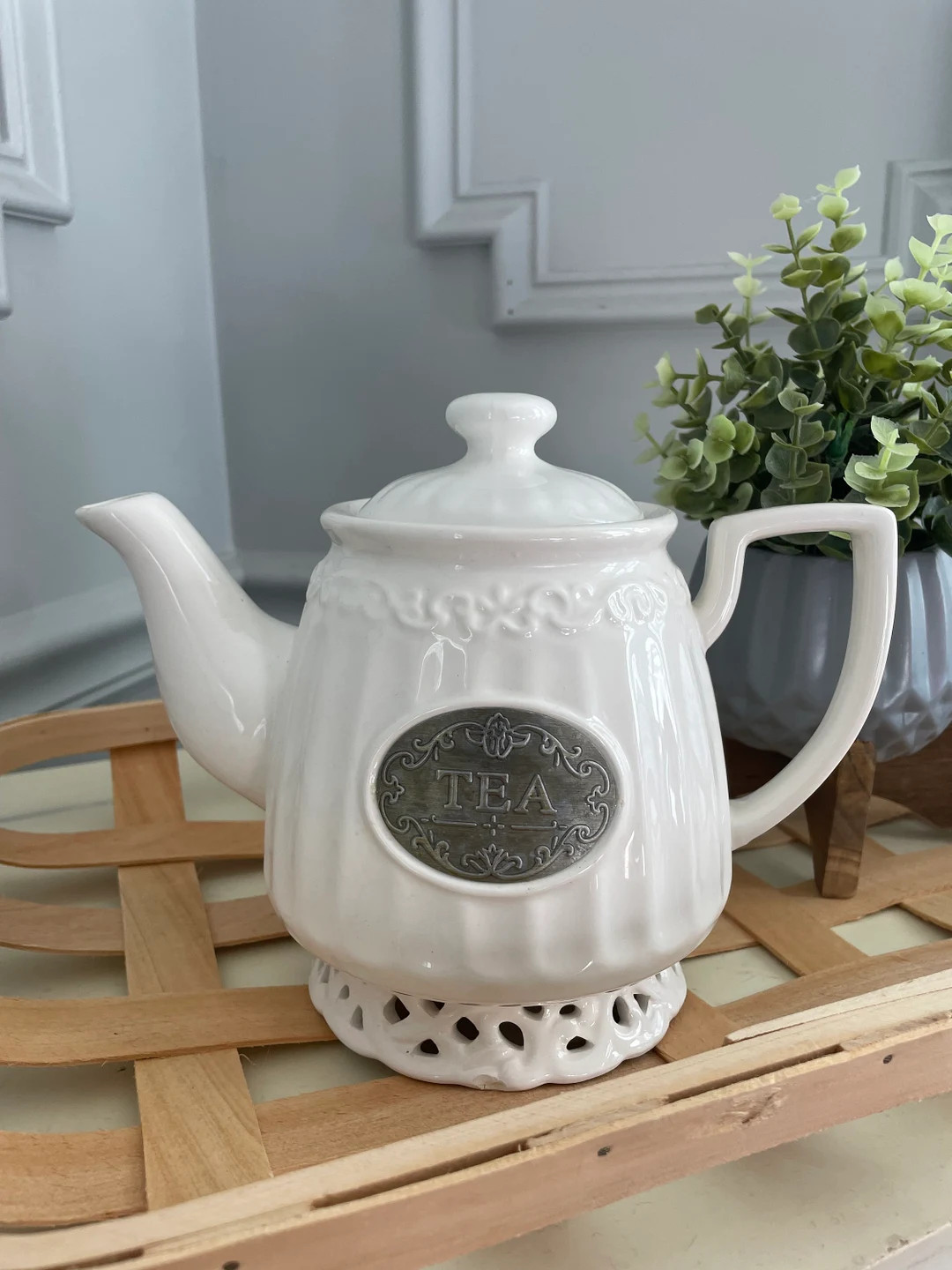 THL Farmhouse French Country Teapot W/ Lid - Etsy | Etsy (US)