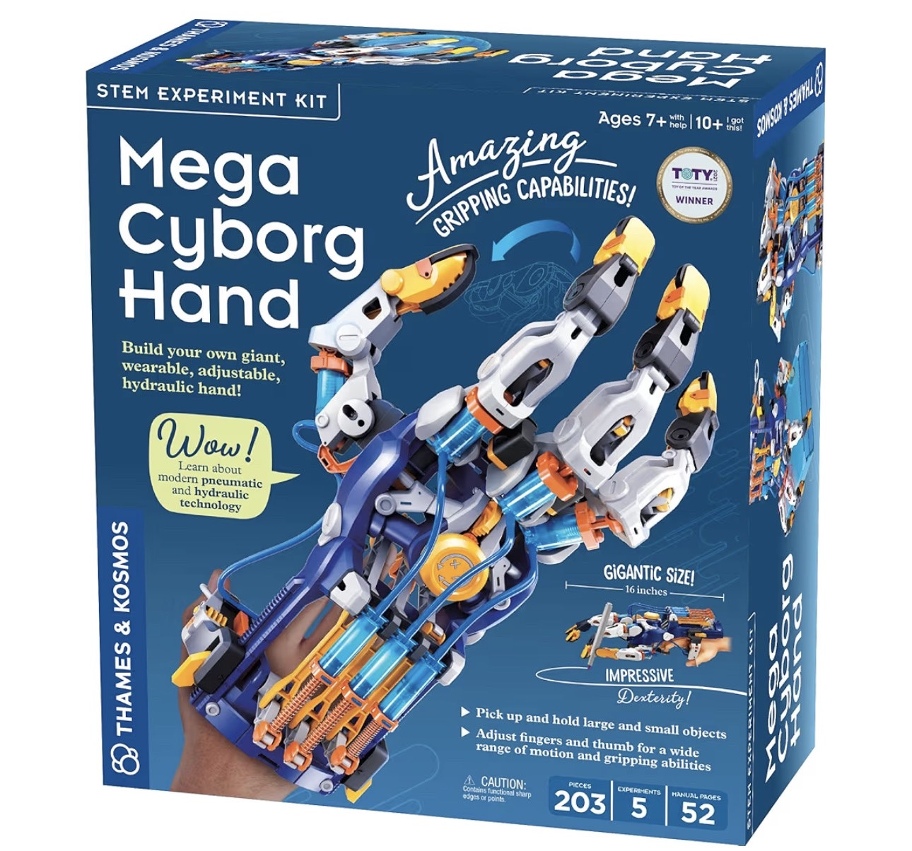33% off 🎉

Thames & Kosmos Mega Cyborg Hand STEM Experiment Kit | Build Your Own GIANT Hydraulic Amazing Gripping Capabilities Adjustable for Different Sizes Learn Pneumatic Systems

#LTKSaleAlert #LTKKids #LTKGiftGuide