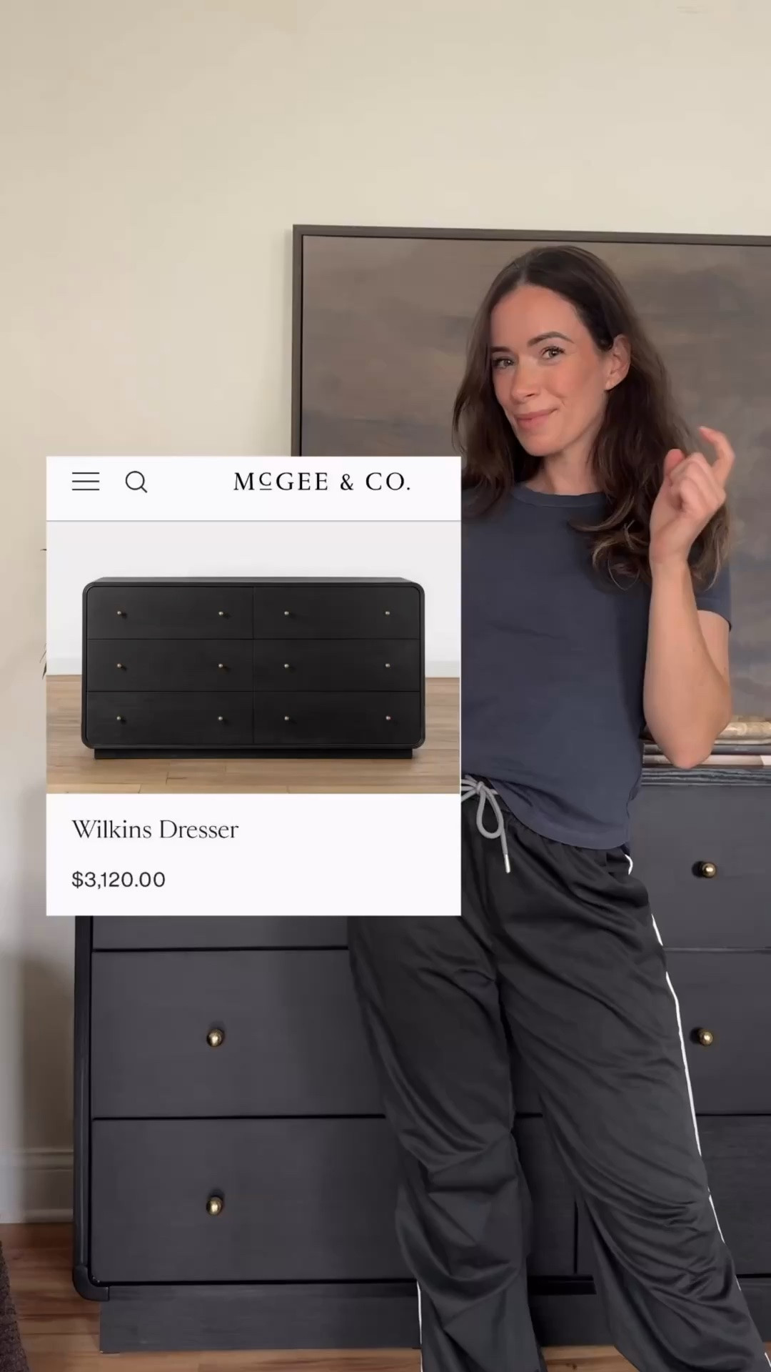 Dresser, McGee and co, black bedroom dresser, McGee dupe, guest bedroom, kids dresser, primary bedroom dresser, bedroom furniture

#LTKHome