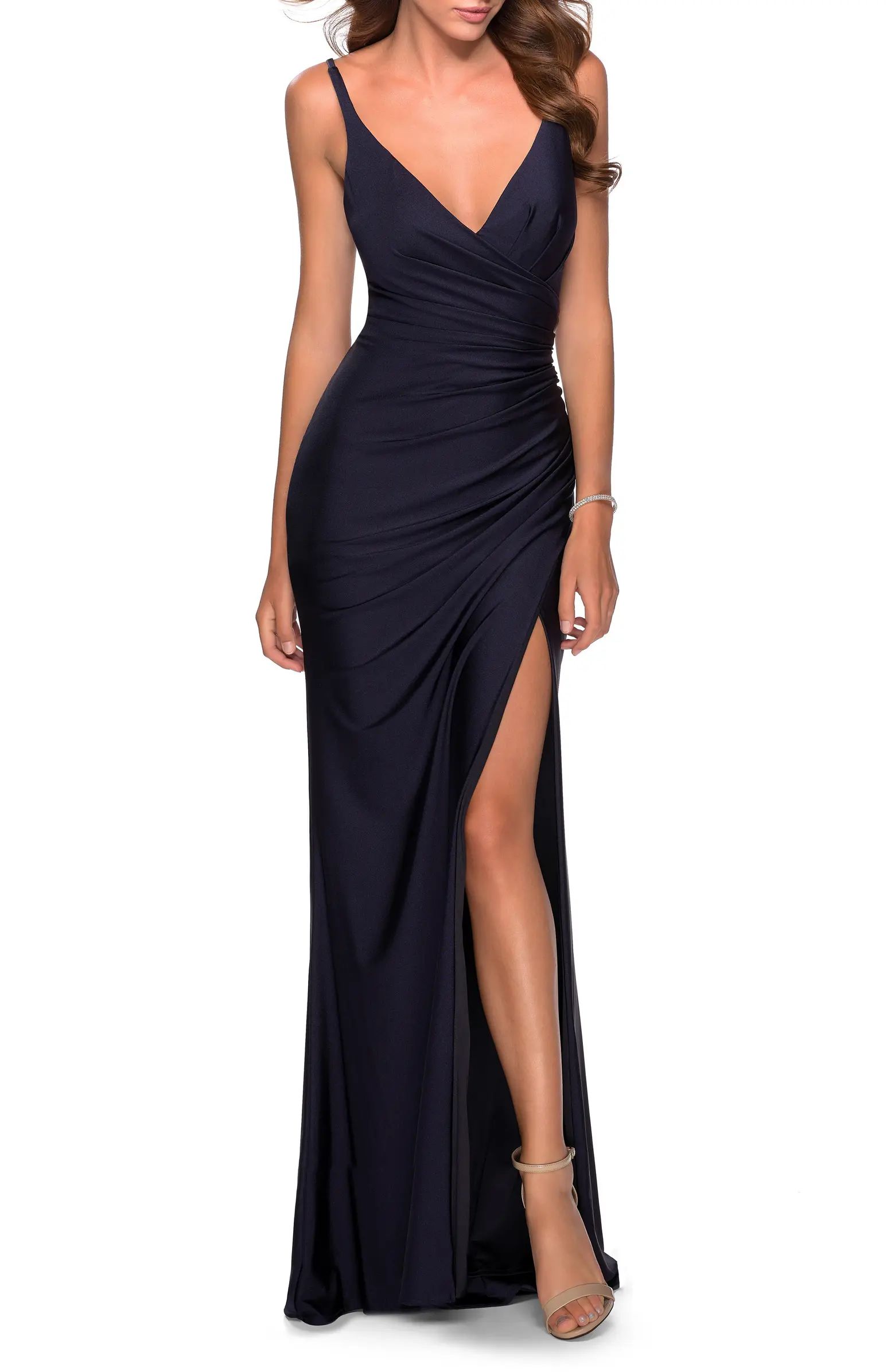 Ruched Jersey Gown | Nordstrom