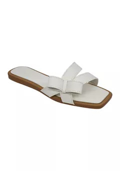 New Directions® Skylar Bow Sandals | Belk