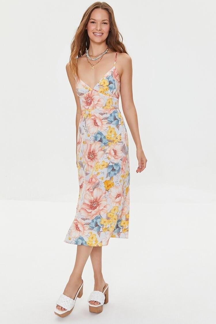 Floral Print Cami Midi Dress | Forever 21 (US)