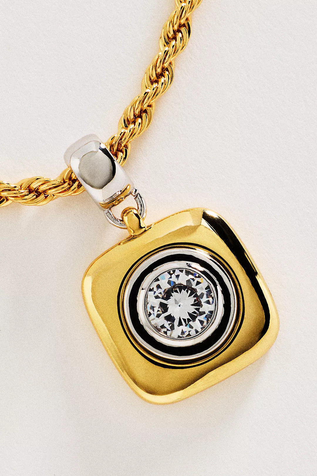 Luv Aj Luna Bezel Pendant Necklace | Anthropologie (US)