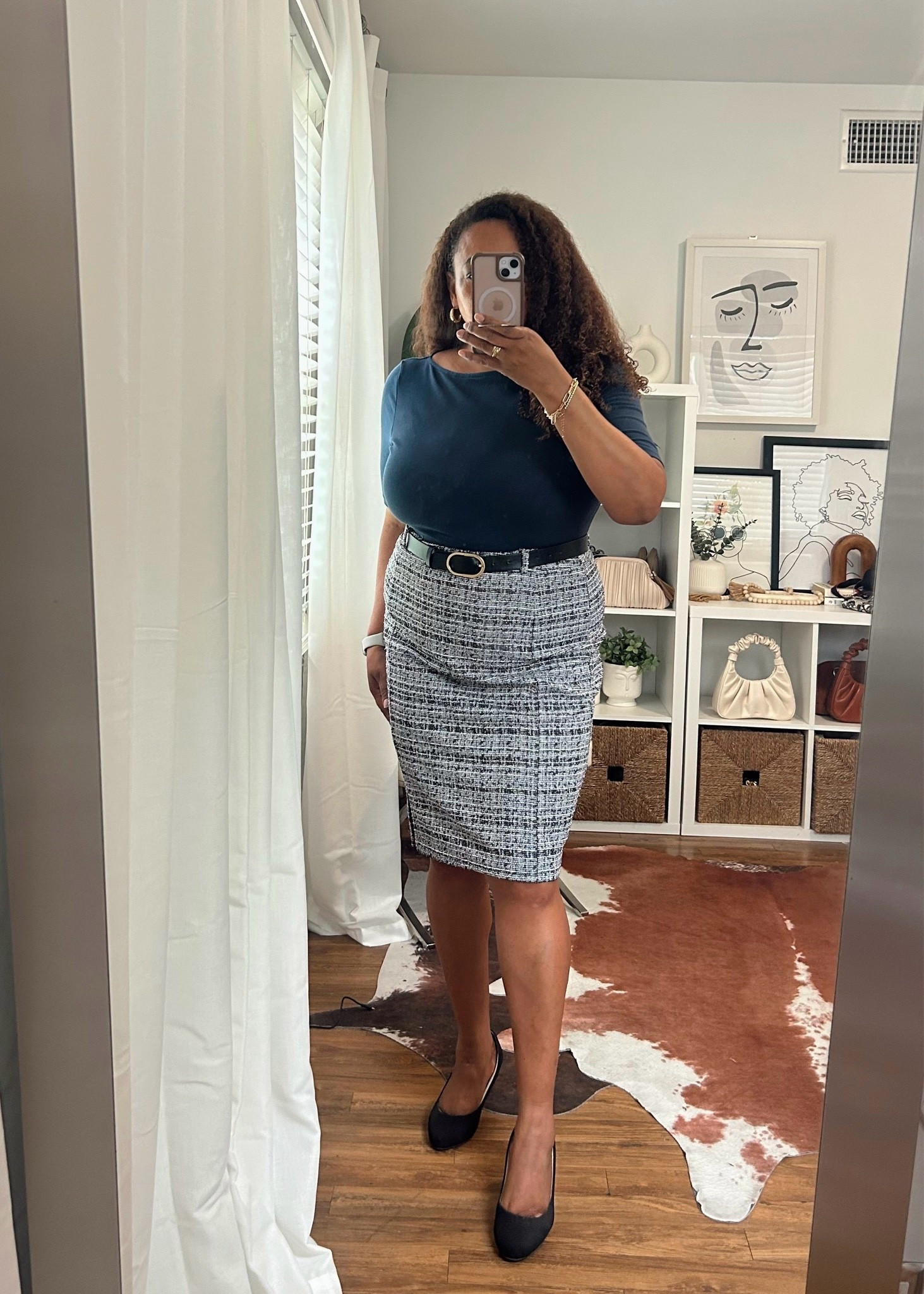 Loving this combo! Size xl in both. Skirt is stretchy too 😮

#LTKMidsize #LTKOver40 #LTKWorkwear