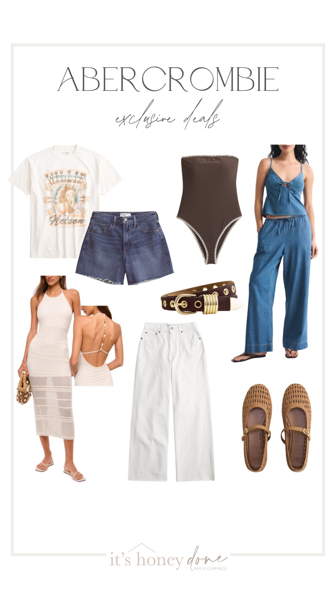 @abercrombie has so many cute new arrivals for spring break! AFLTK for 25% off everything! 

The crochet dress is the perfect cover up and dinner out dress for vacation! Bonus: very tj inc is on sale! 

Use code AFLTK for 25% off everything! 

#LTKSpringSale #LTKootd #LTKgrwm