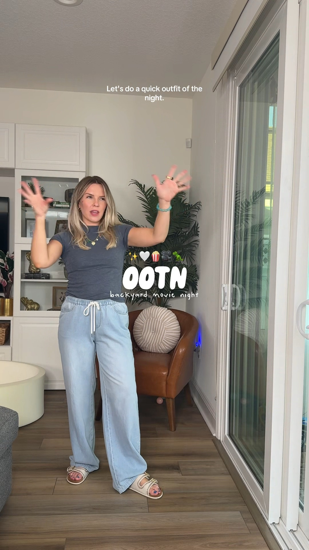 Top I’m in a small, H&M pants I’m in a small. Everyone wanted to know where the jeans were from.. I could sleep in them! 🤍🍿 @Anthropologie 

#LTKootd #LTKmomlife #LTKgrwm