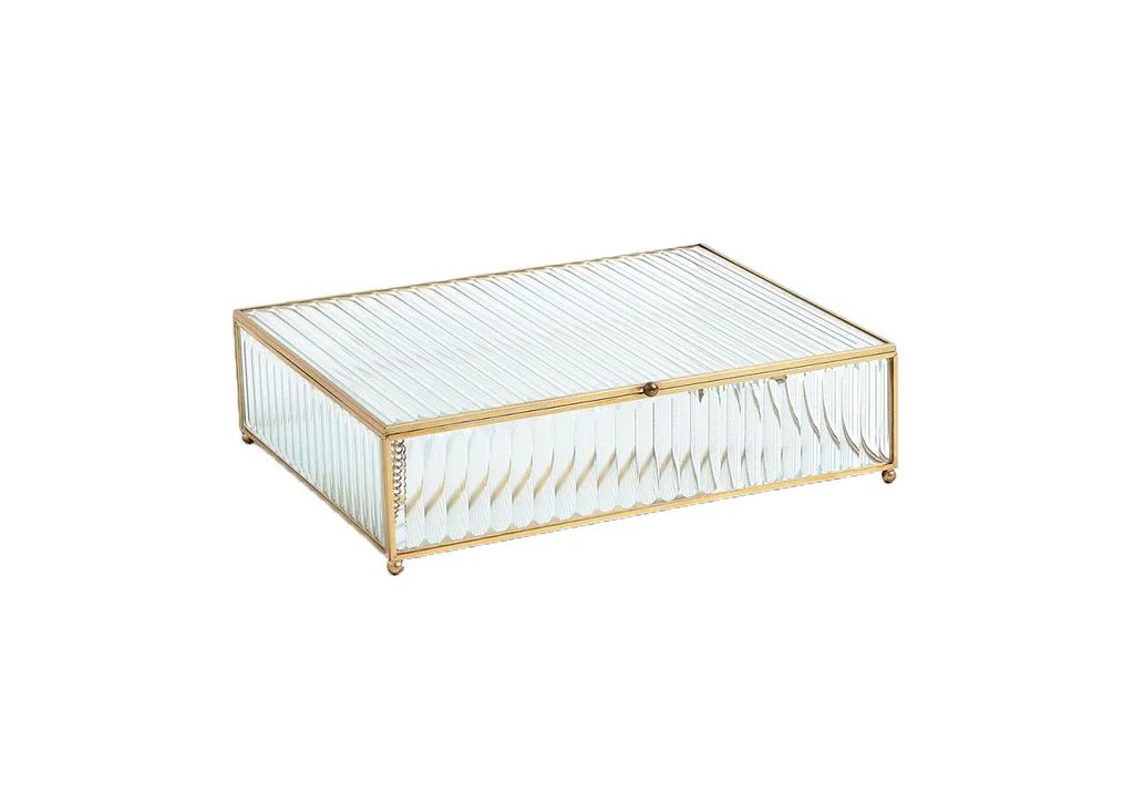 REEDED GLASS BOX | Alice Lane Home Collection
