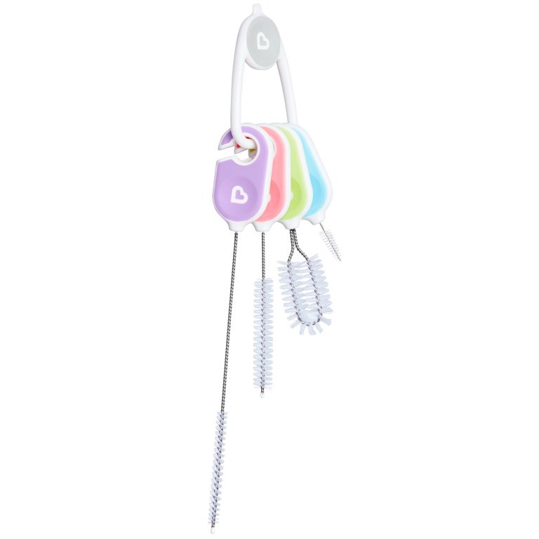Munchkin Details Bottle & Cup Detailing Brush Set, 4 Pack | Walmart (US)