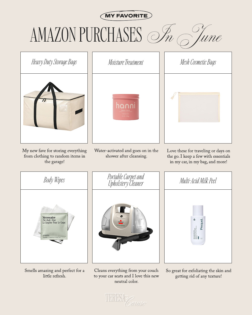 My Favorite Amazon Purchases in June 

 
