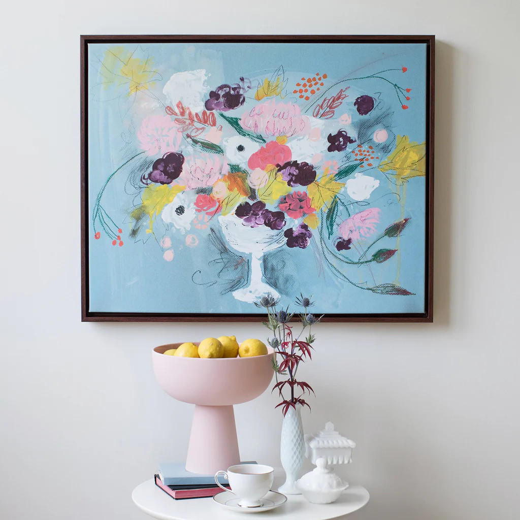 Milkglass Floral | Lindsay Letters, LLC