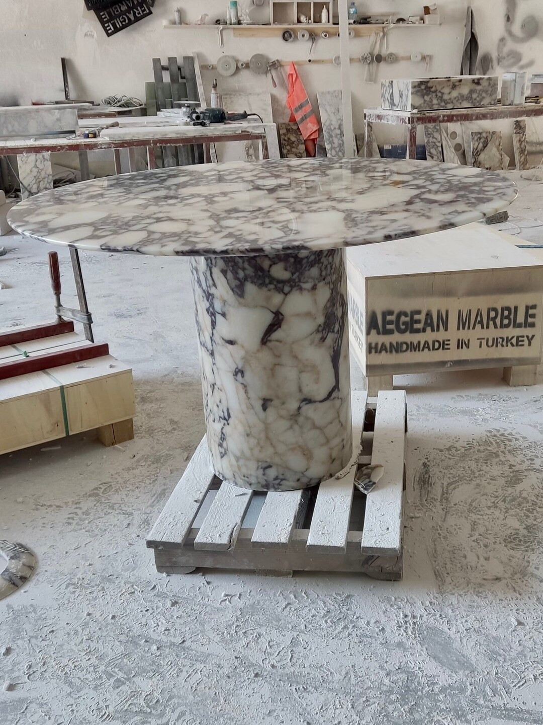 Calacatta Viola Marble Dining Table, Marble Coffee Table, Custom Order Marble Table, Hand Carved ... | Etsy (CAD)