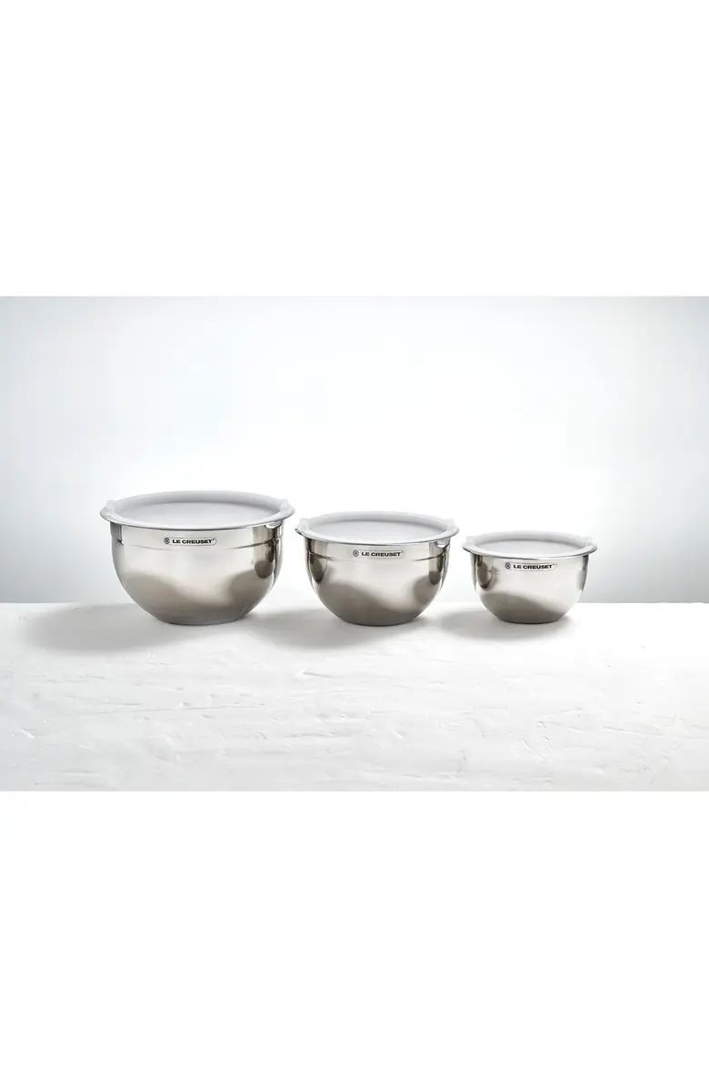 Set of 3 Stainless Steel Nested Mixing Bowls | Nordstrom