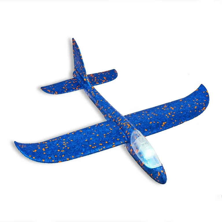 Easter Light-up Blue Foam Glider Plane Party Favor by Way To Celebrate | Walmart (US)