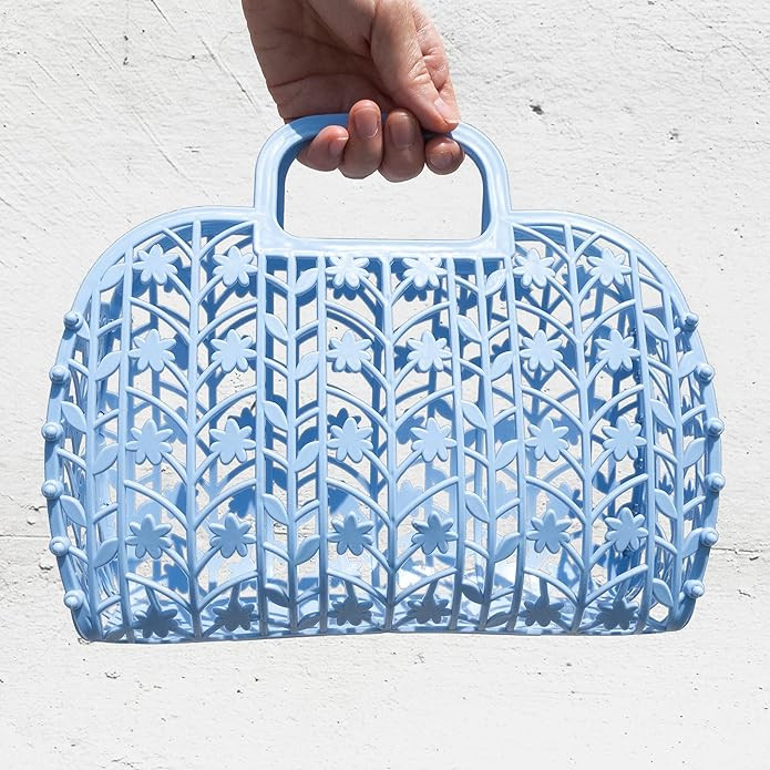 BABANA Jelly Bags - Reusable Gift Basket - Girls Beach Bag - Toddler, Kids Jelly Purse - Hallowee... | Amazon (US)