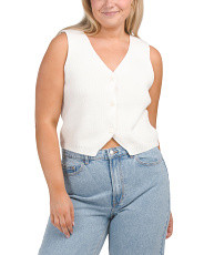 Button Front Knit Vest | Women | Marshalls | Marshalls