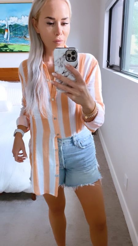 Was on the hunt for a top just like this all last summer, so excited to finally find it! 🧡🍊

#LTKFind #LTKSeasonal