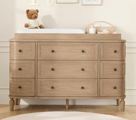 Aubrey 9-Drawer Dresser & Topper Set (56w x 19d") | Pottery Barn Kids