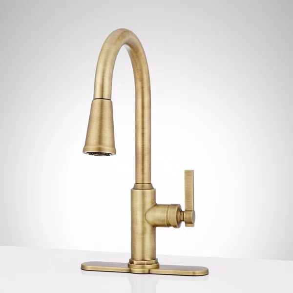 Greyfield Single Hole Pull Down Kitchen Faucet | Wayfair North America