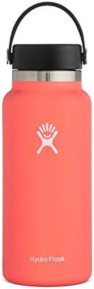 Hydro Flask Water Bottle - Stainless Steel & Vacuum Insulated - Wide Mouth 2.0 with Leak Proof Fl... | Amazon (US)