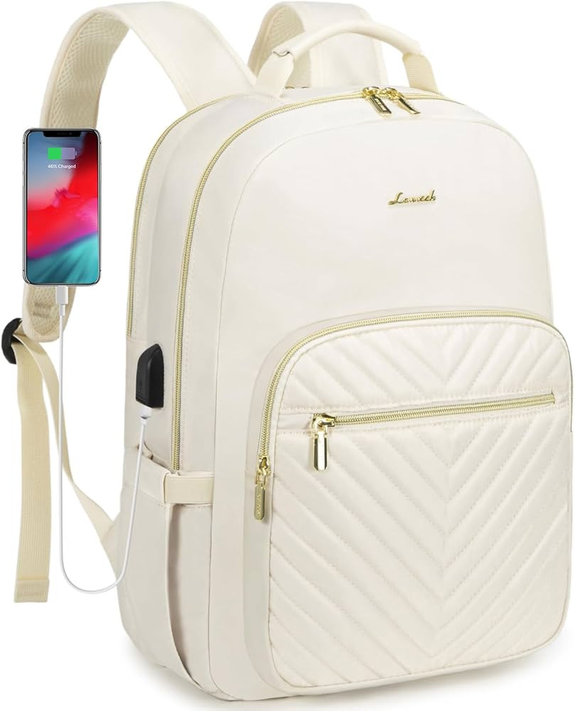 LOVEVOOK Laptop Backpack Purse for Women, Work Travel Computer Bags, College School Backpack for ... | Amazon (US)