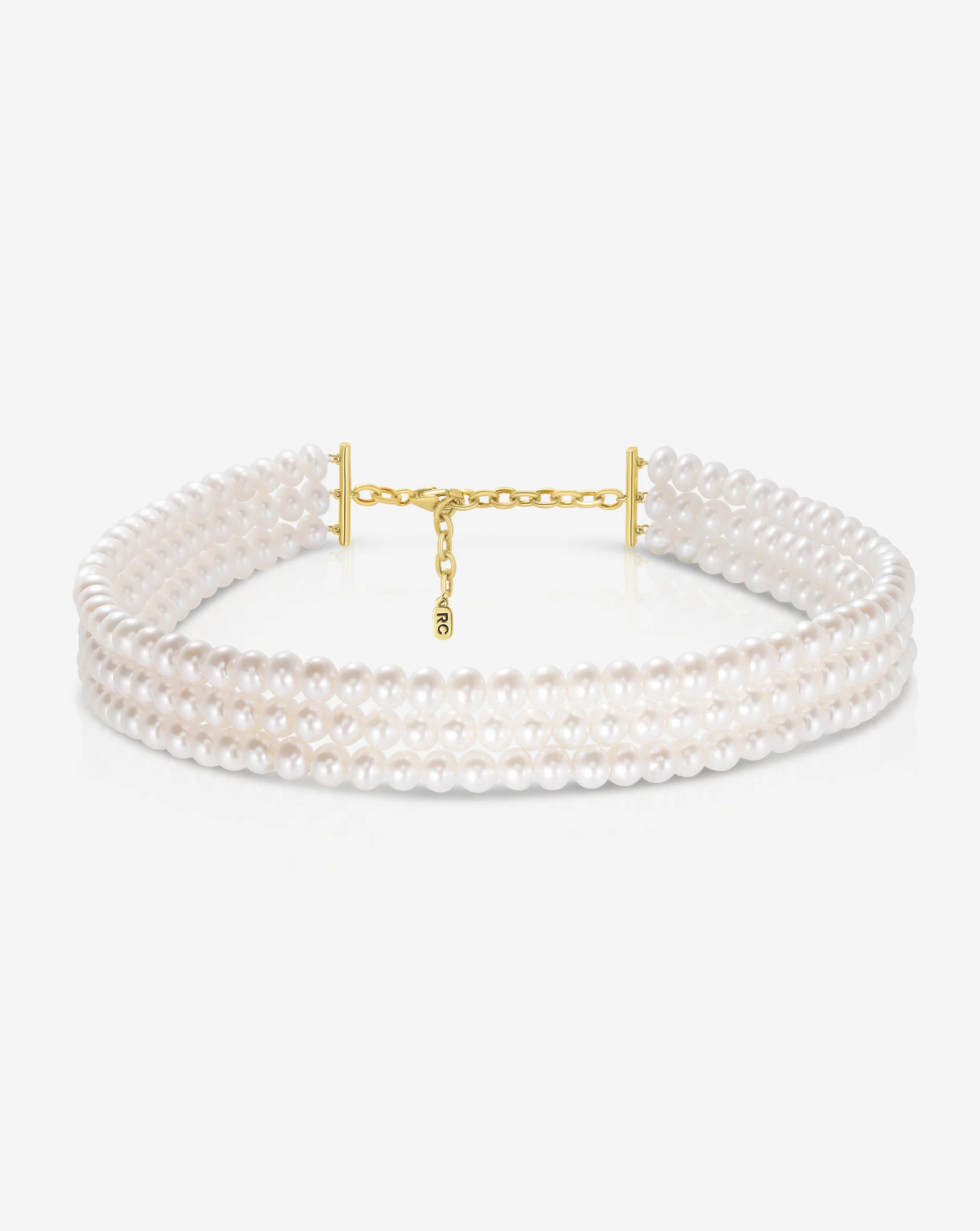 Three Row Pearl Choker | Ring Concierge