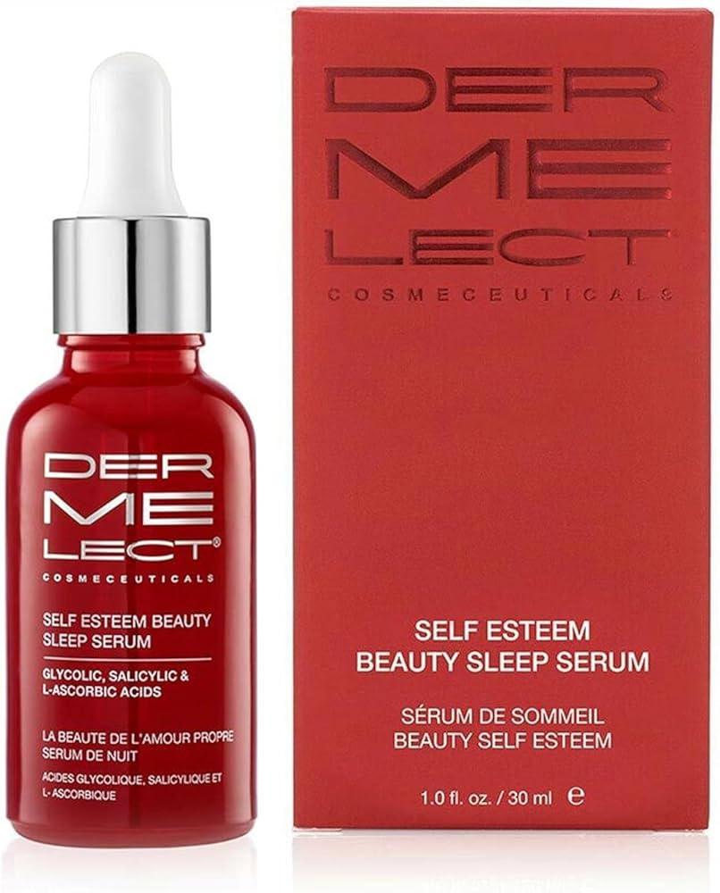 Dermelect Self-Esteem Beauty Sleep Serum for Face - Anti Aging with Glycolic Acid, Salicylic Acid... | Amazon (US)