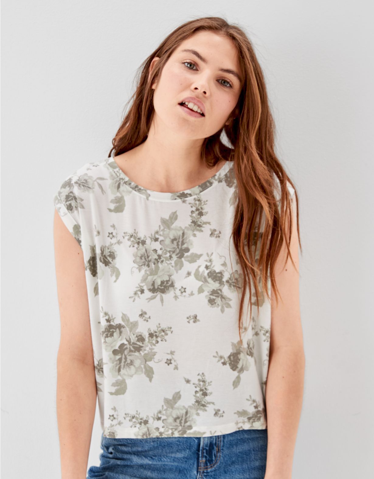 AE Rolled Sleeve Soft & Sexy T-Shirt | American Eagle Outfitters (US & CA)