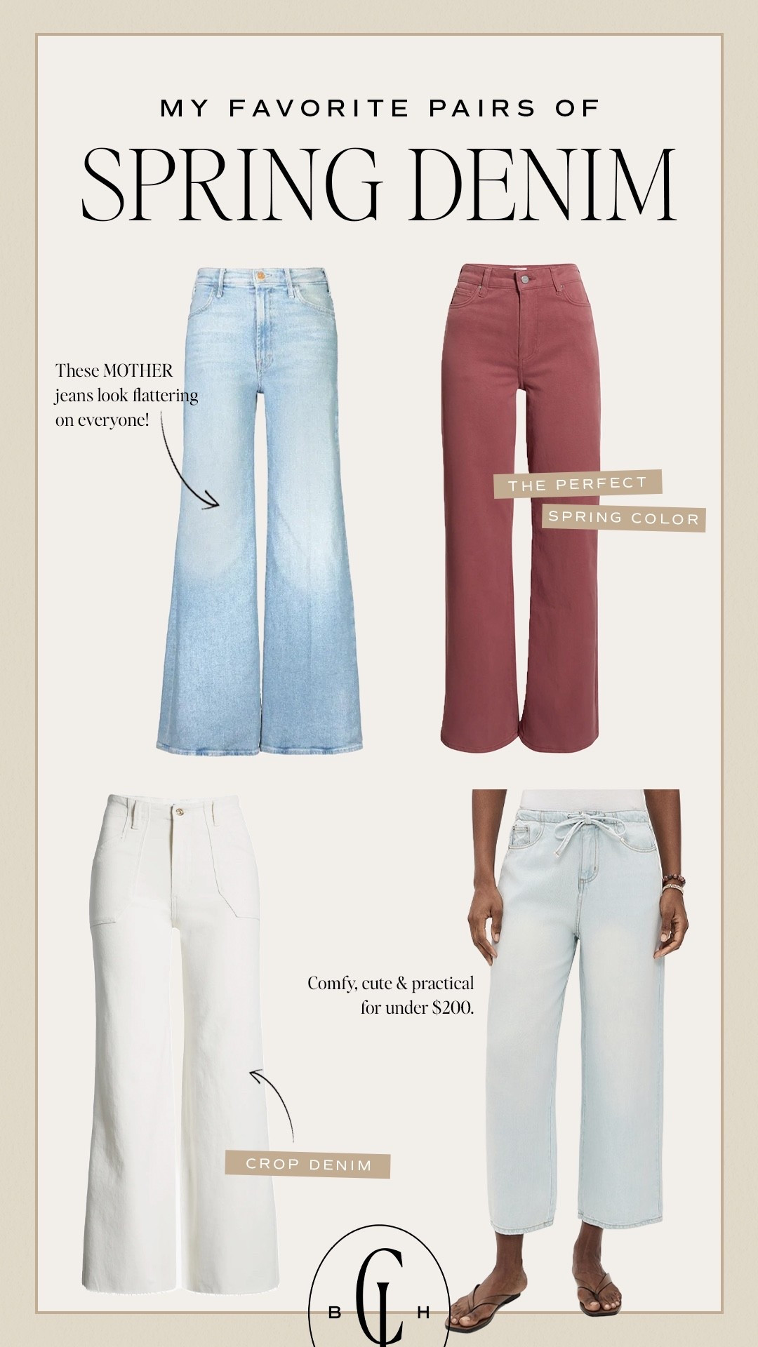 The spring denim I am telling all my friends to buy. 

#LTKSeasonal #LTKootd