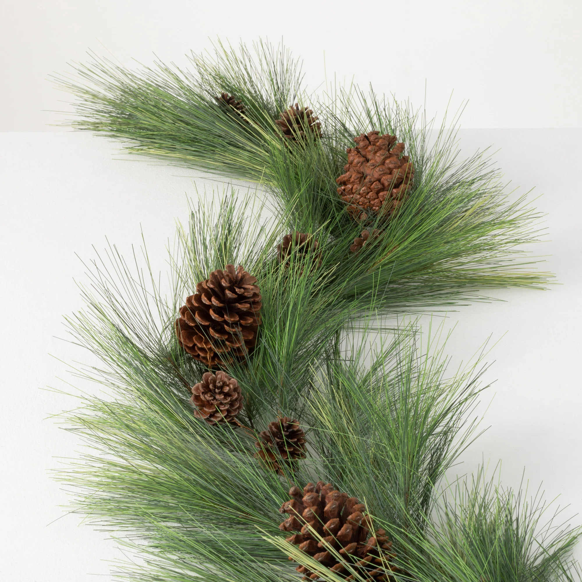 The Holiday Aisle® 6' Woodland Long Pine Garland & Reviews | Wayfair | Wayfair North America