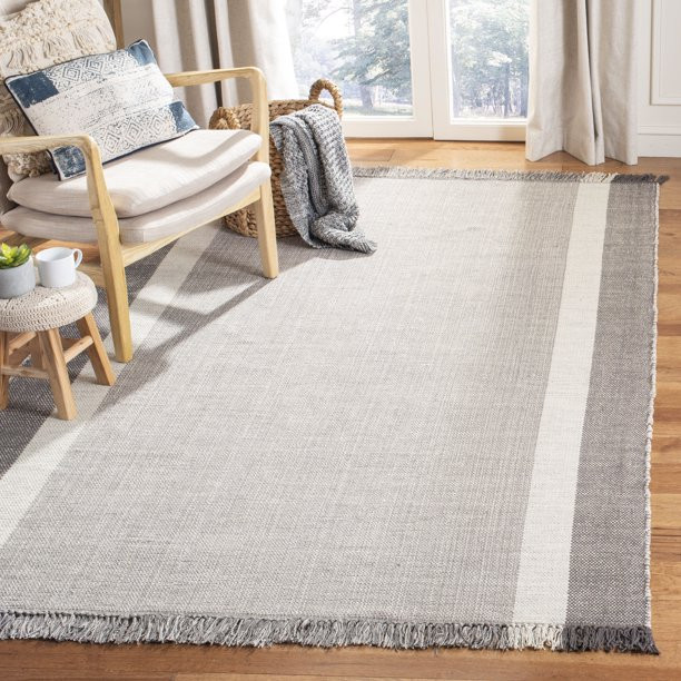 Safavieh Montauk Sharlene Solid Striped Area Rug or Runner | Walmart (US)