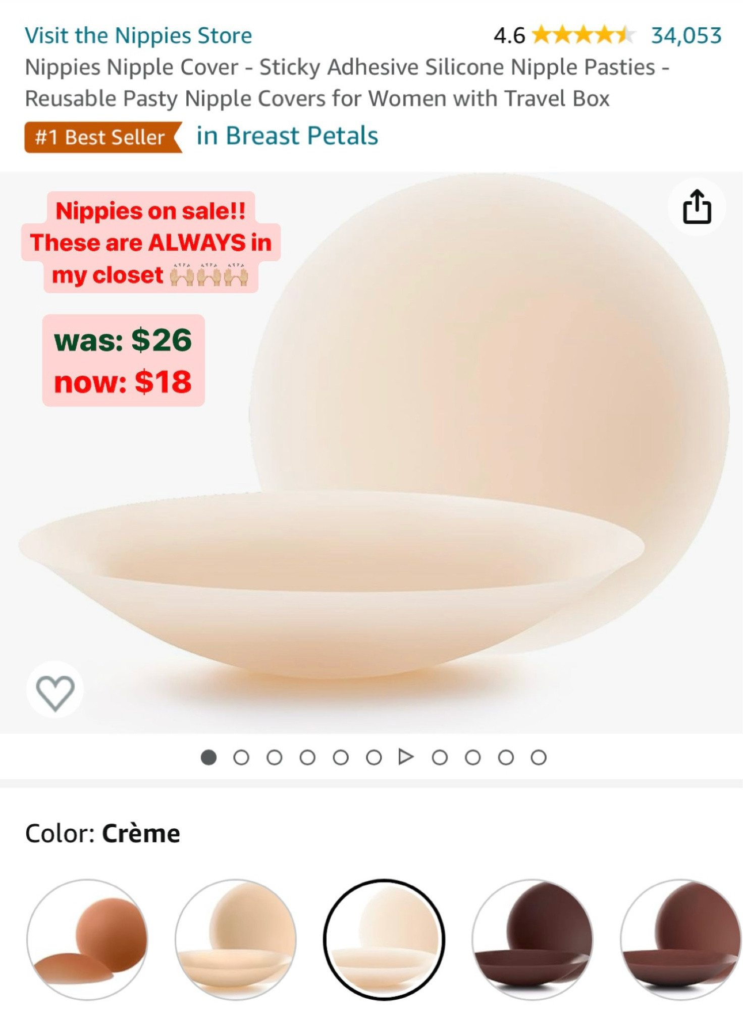 Nippies on sale!!! I wear these under everything 🙌🏼🙌🏼

#LTKstyletip #LTKsalealert #LTKCyberWeek