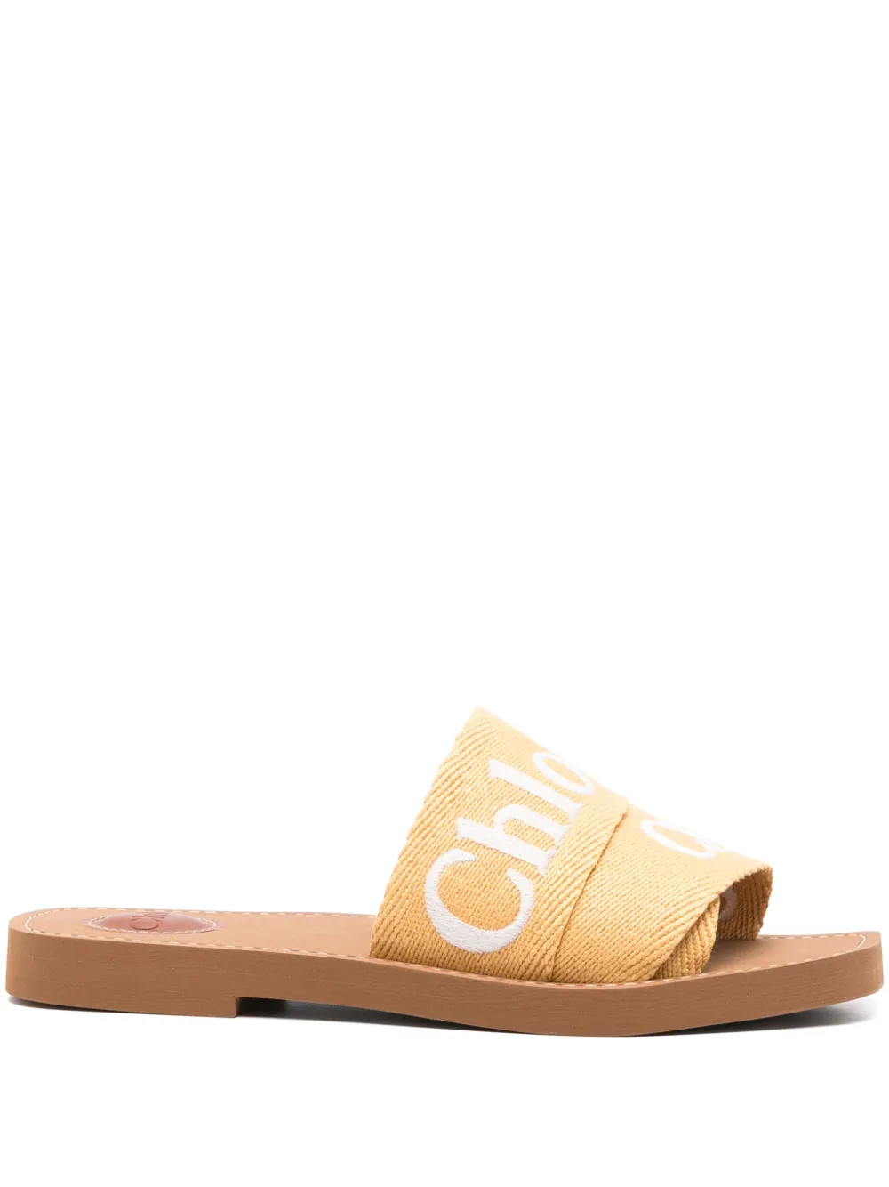 Chloé Woody Slides | Yellow | FARFETCH UK | Farfetch Global