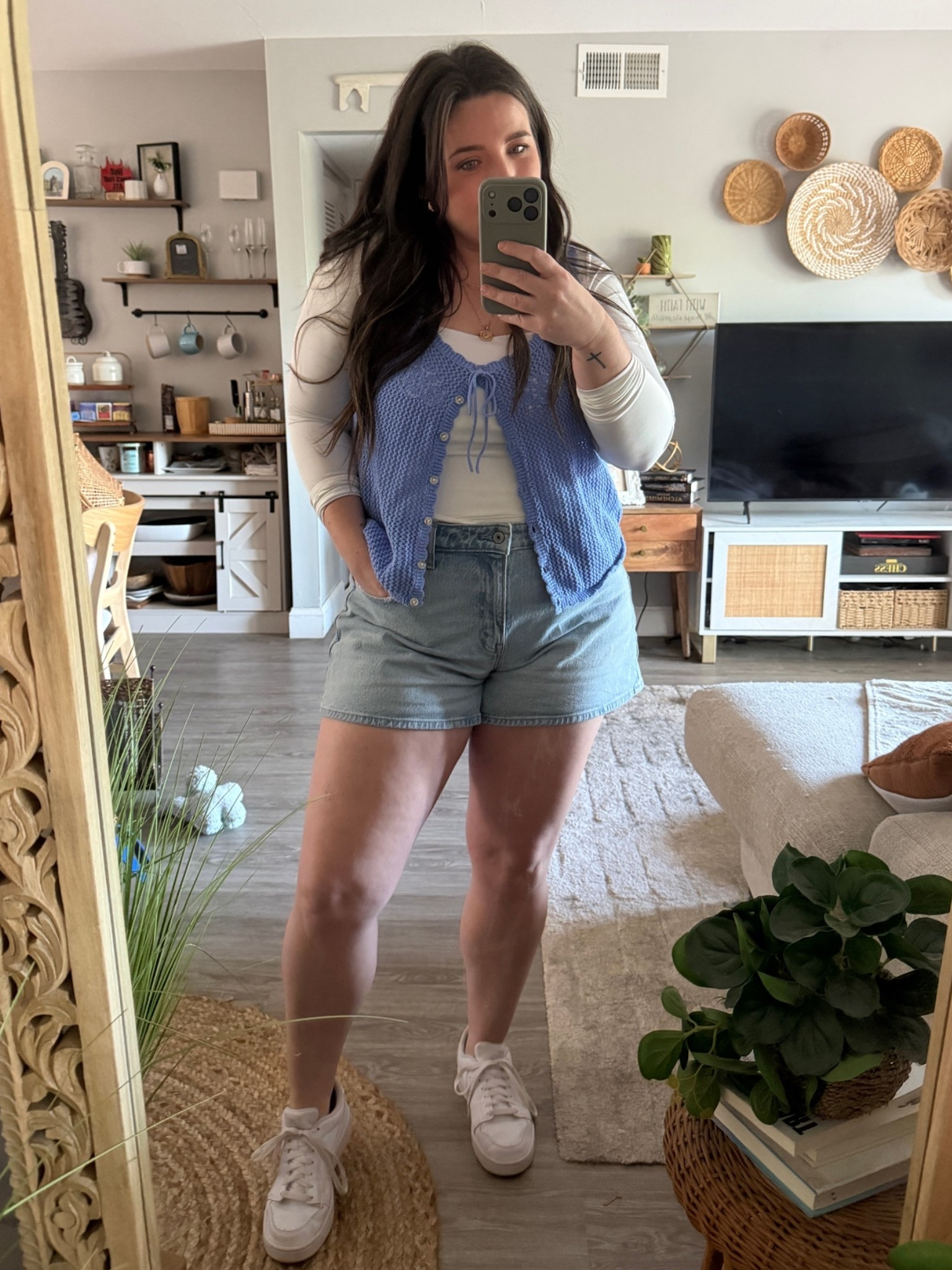 Wearing a size large in the vest. And a size 32 in shorts!

#LTKootd #LTKgrwm #LTKMidsize