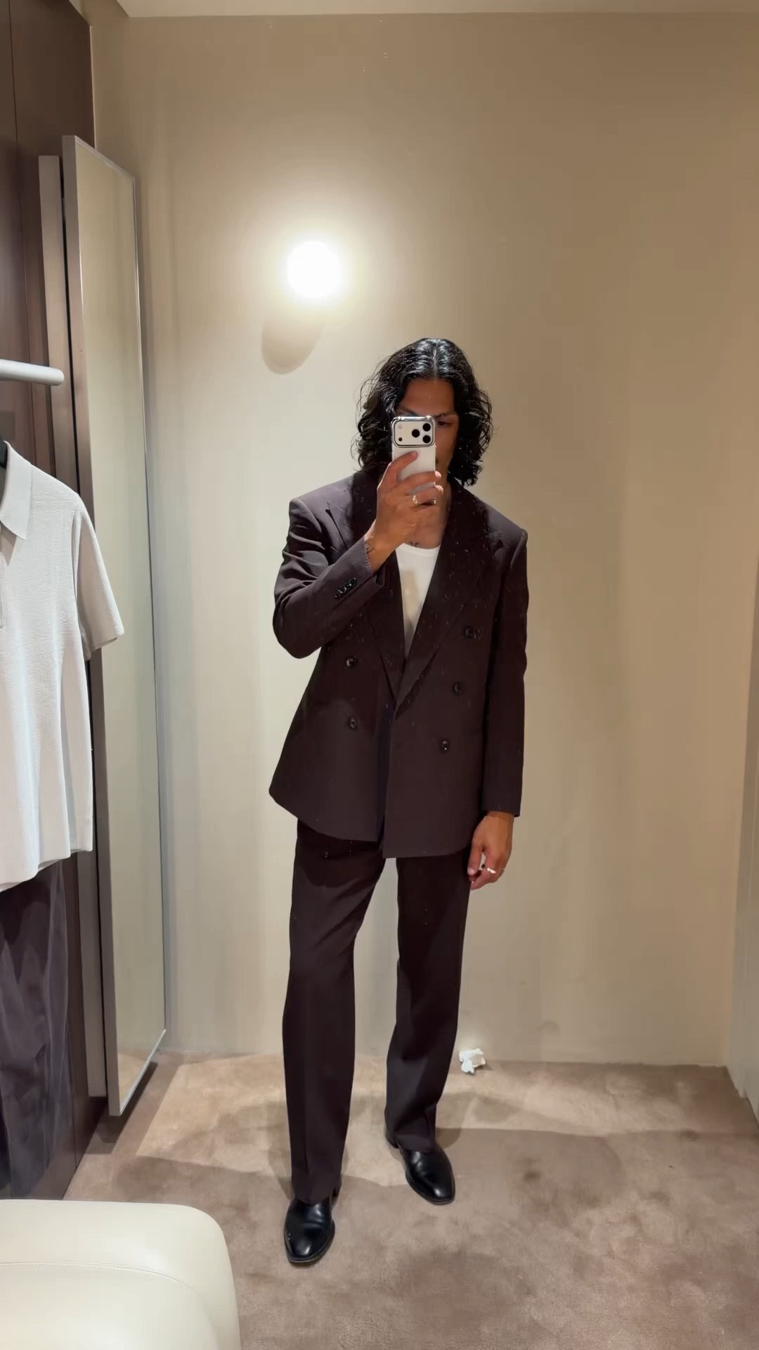 Perfect Suit Relaxed Fit Summer
Suit.
Im 173cm 65 Kg - 
Size of the Suit 23.
Tanktop Size M (would
recommend one size up as usual)

#LTKdatenight #LTKwedding #LTKherren
