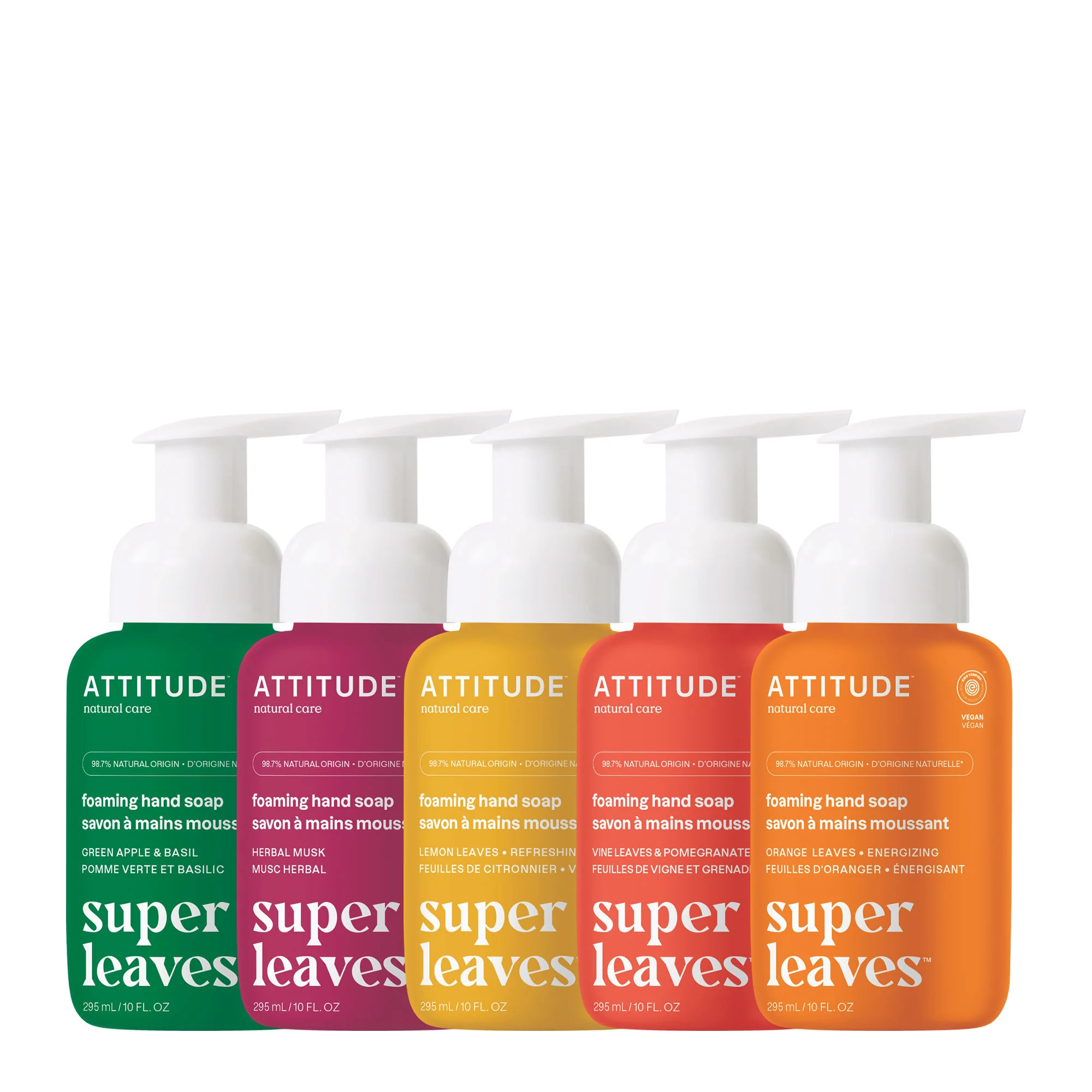 5 Foaming Hand Soaps Bundle | ATTITUDE