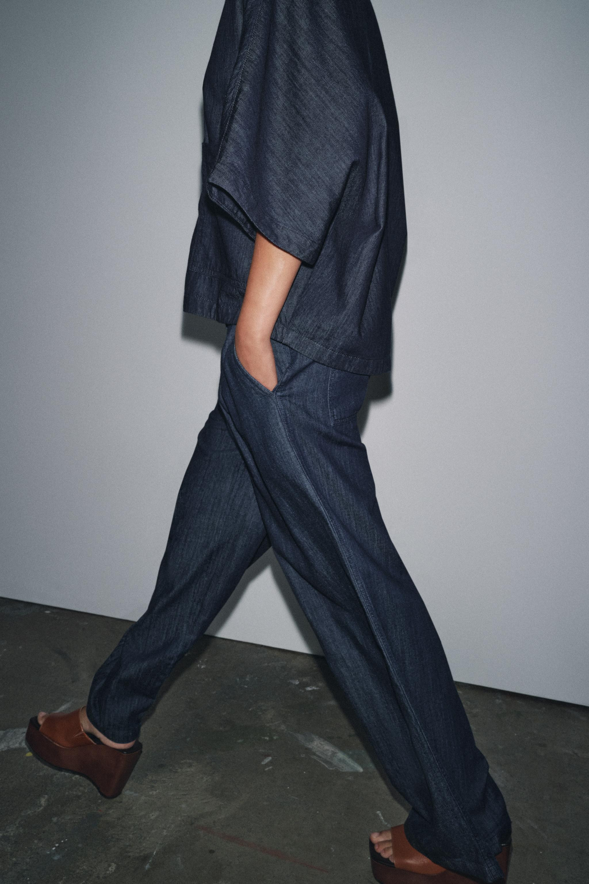 ZARA WOMAN COLLECTION RELAXED DENIM SHIRT | Zara AU