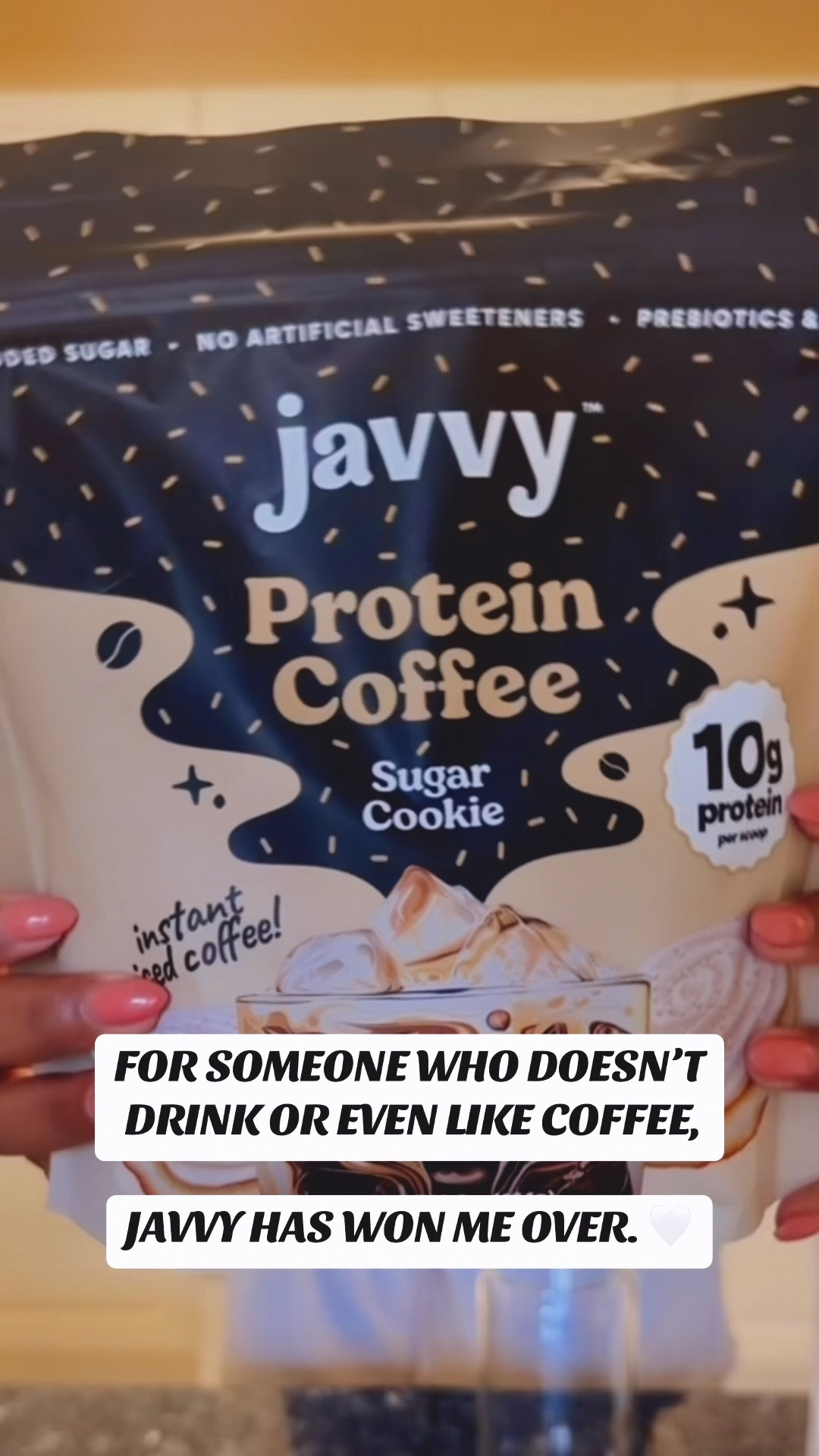 I’m not a coffee drinker, but I had to give this a try — and it’s delicious. ☕🤍
Made with 100% Arabica coffee, 10g of protein, and clean ingredients like MCT for energy and prebiotics for gut health. No fake flavors, no high sugar, no artificial additives — just smooth, creamy goodness that actually makes me look forward to it.

For someone who doesn’t even like coffee… this is my coffee exception.

Available in 9 delicious flavors!! 
@javvycoffee

#enjoyjavvy #proteincoffee #coffelover #amazon #health

#LTKGiftGuide #LTKmorningroutine #LTKfitnessgoals